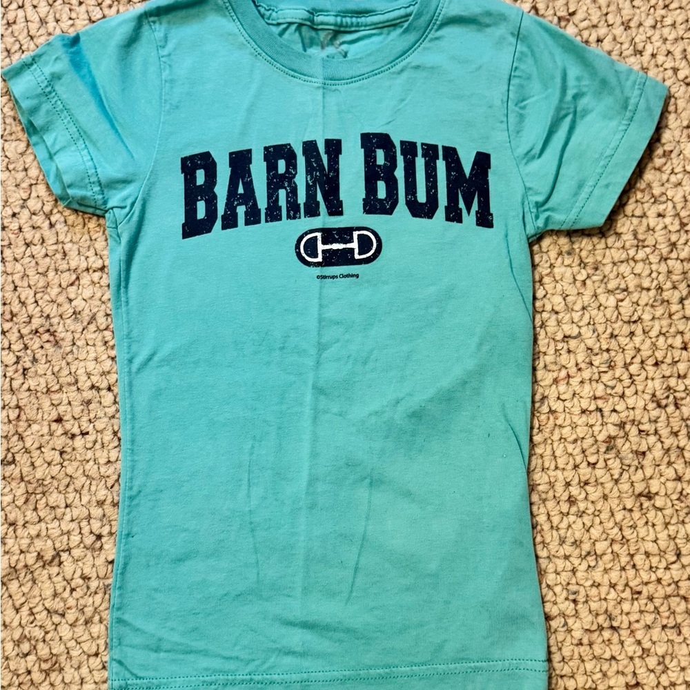 Kids' Teal Equestrian T-Shirt